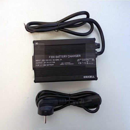 Cargador Exocell Li-Ion 29.4V 10A | Comprar Online | PLP Batteries