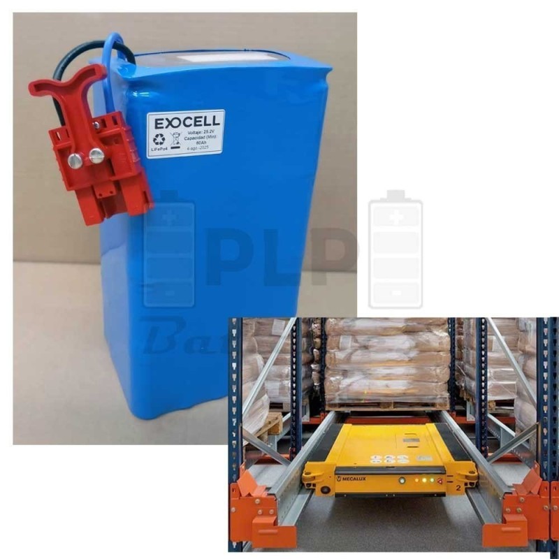 Battery for Pallet Shuttle 25.6V 60Ah LiFePo4