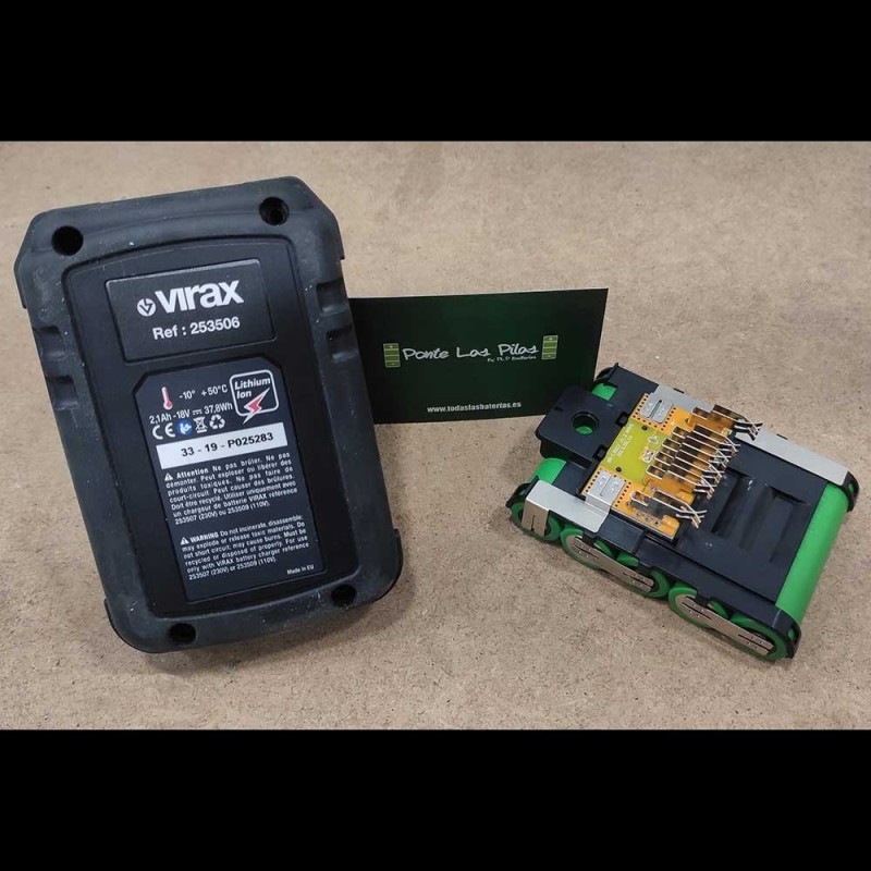 Re-Cell service for Virax 18V Li-Ion 2.5Ah