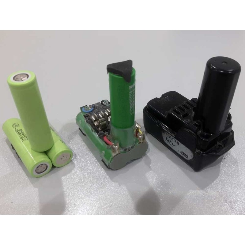 Batería Hitachi 10.8V 12V Li-Ion | Reacondicionada | PLP Batteries