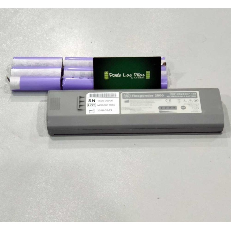 Batería GE Responder 2000 11.1V | Reacondicionada | PLP Batteries