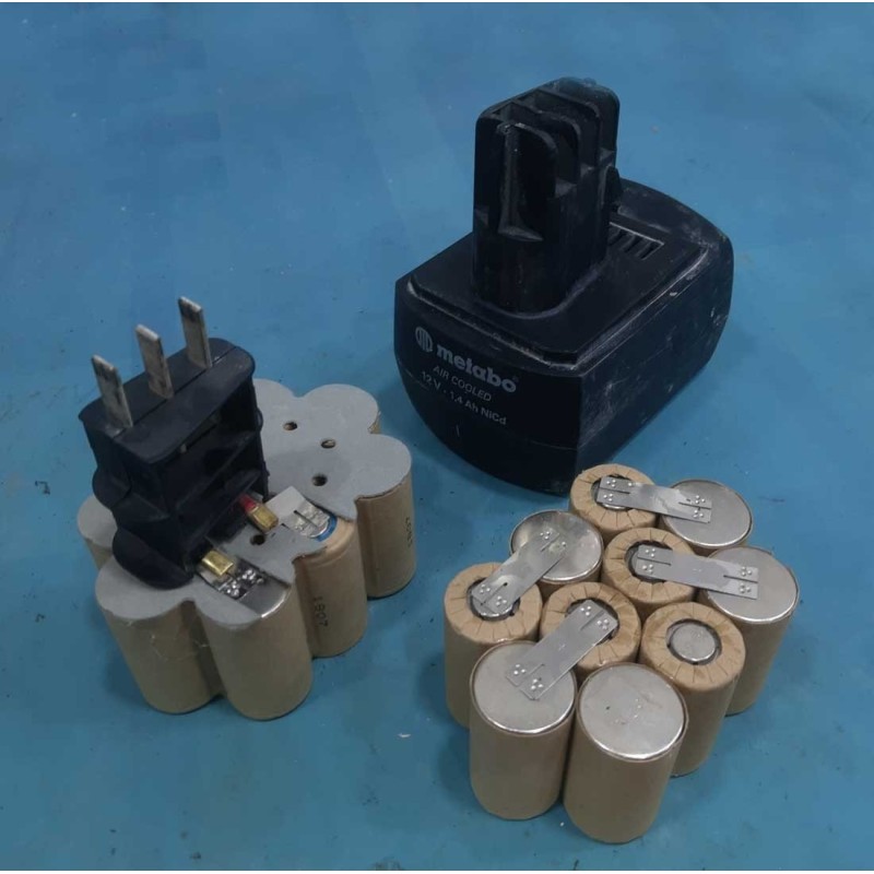 Re-cell service for Metabo 12V Ni-Mh battery