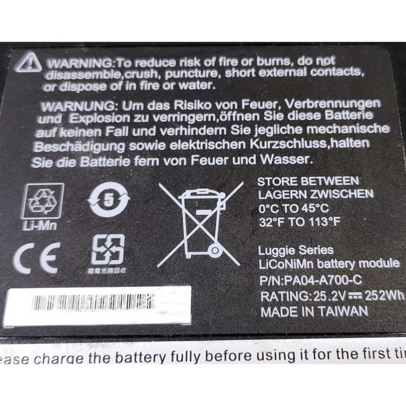 Re-Cell Service for Luggie Scooter Lithium 25.2v battery