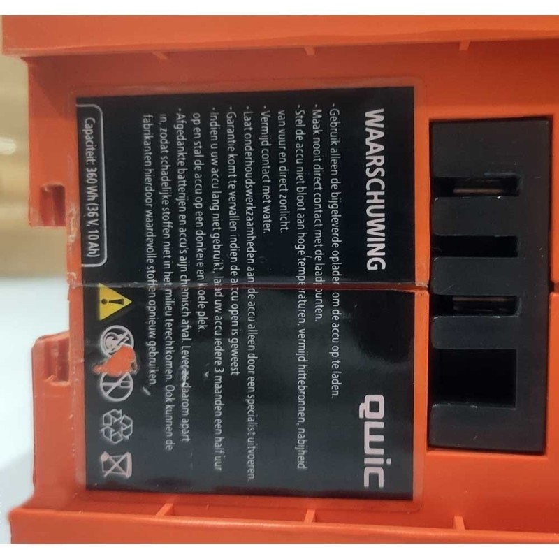 Re-Cell Service for Qwic 36V Li-Ion ebike battery
