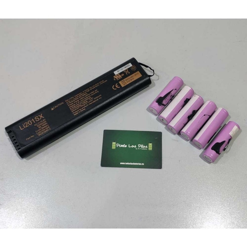 Re-Cell Service for Li201SX Monitor Battery 10.8V 5200mAh