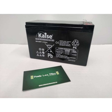 Batería AGM Kaise 12V 9Ah SAI | Comprar Online | PLP Batteries