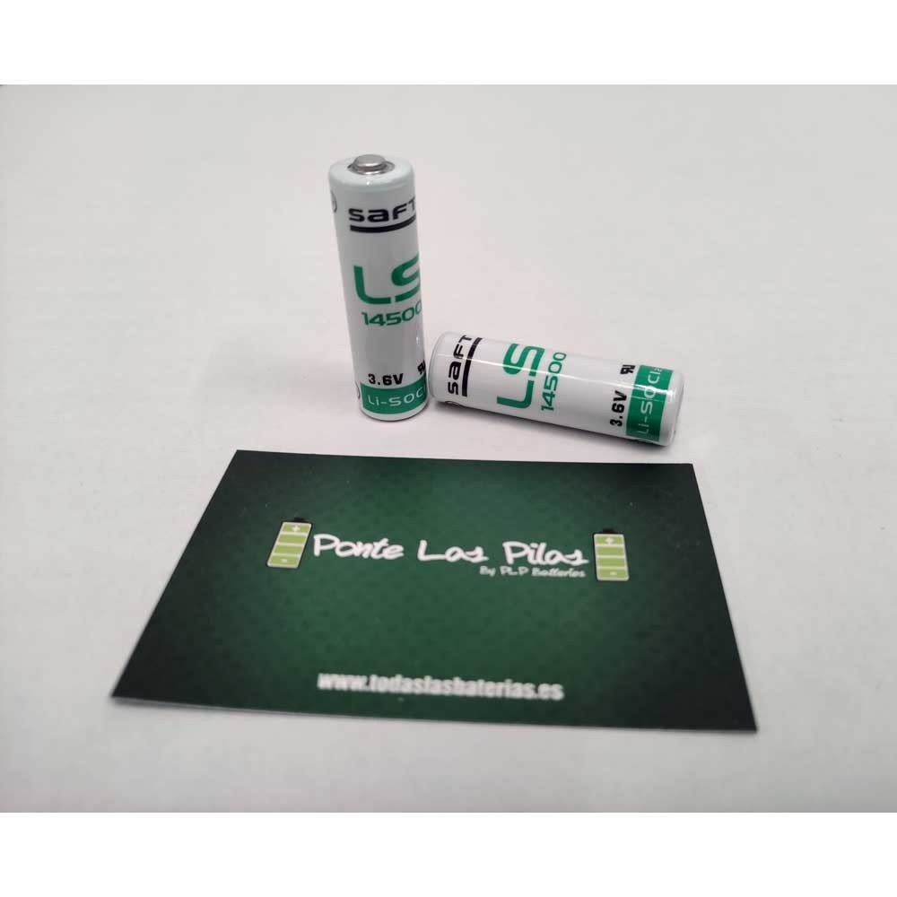 Pila de Litio SAFT LS14500 3.6V Tamaño AA (No Recargable)
