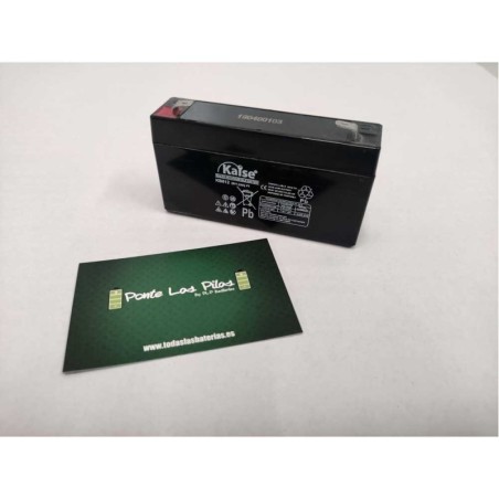 Batería AGM Kaise 6V 12Ah Alarmas | Comprar Online | PLP Batteries