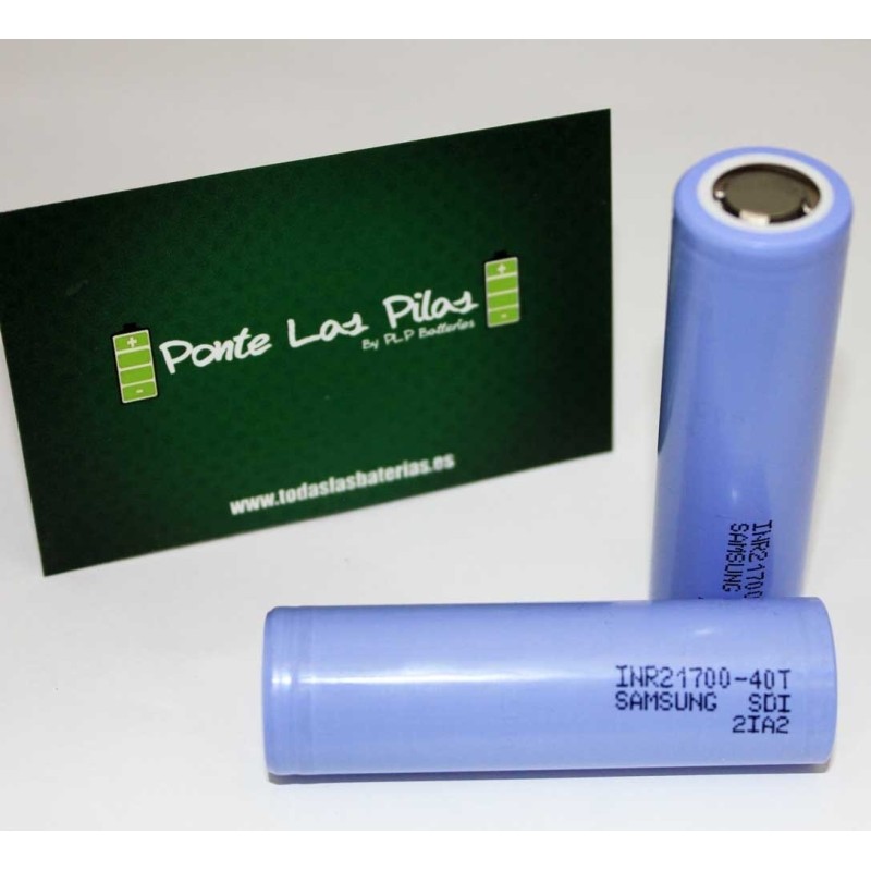 Célula Litio Samsung 21700-40T 3.6V 4000mAh | Comprar | PLP Batteries