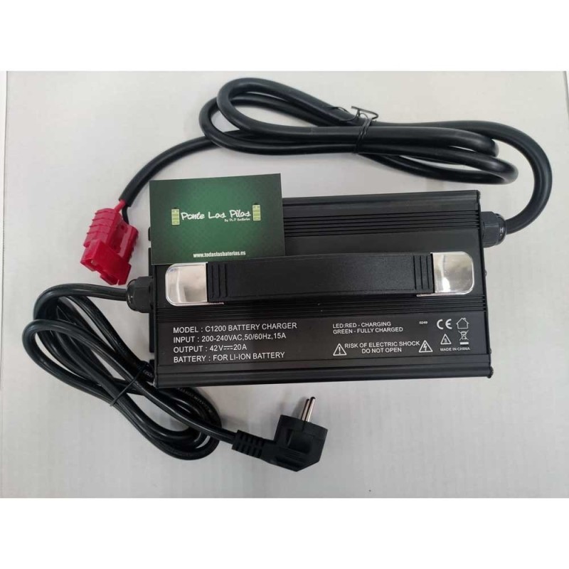 Cargador C1200 36V-42V 20A Li-Ion | Comprar Online | PLP Batteries