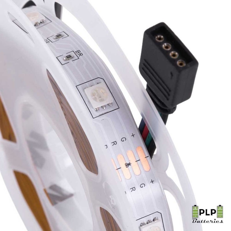 Strip Kit 72W 3.000Lm 300 LEDs RGB Transformer, Controller, Bluetooth Control IP25 40.000H