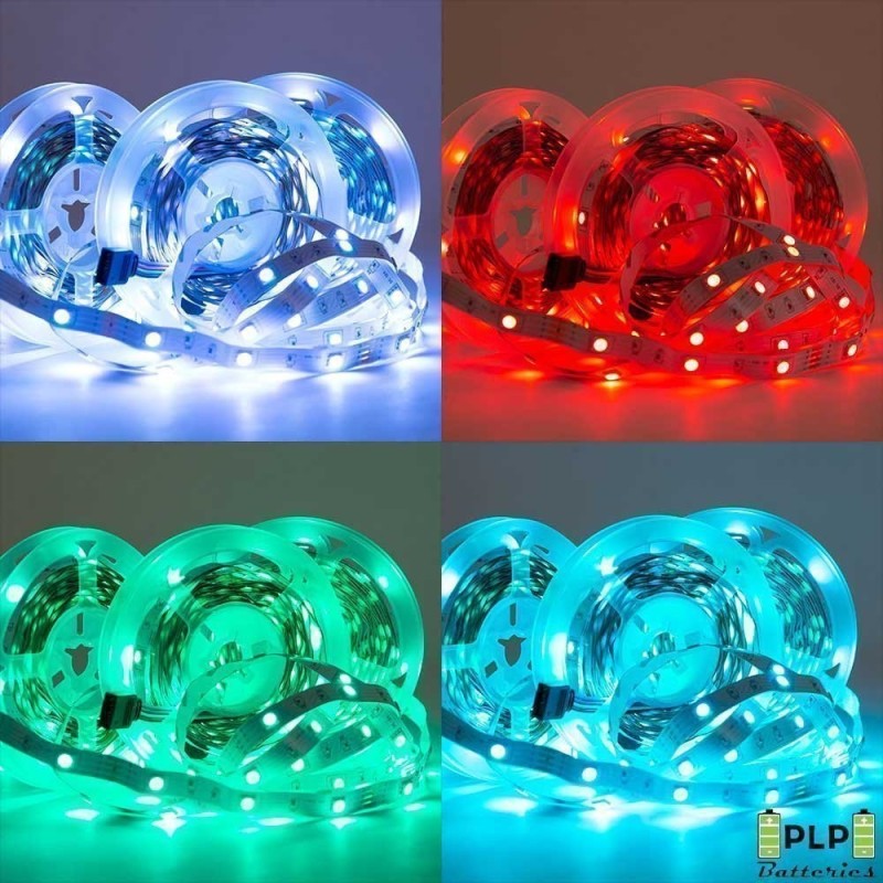 Strip Kit 72W 3.000Lm 300 LEDs RGB Transformer, Controller, Bluetooth Control IP25 40.000H