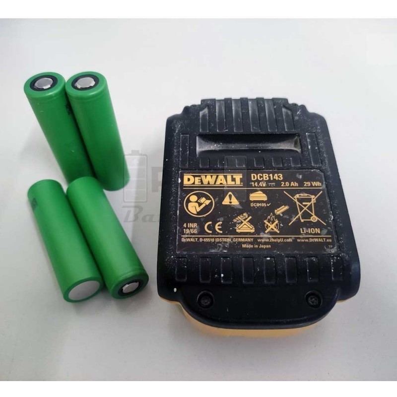 Re-cell service for DeWalt 14.4v Li-Ion Battery
