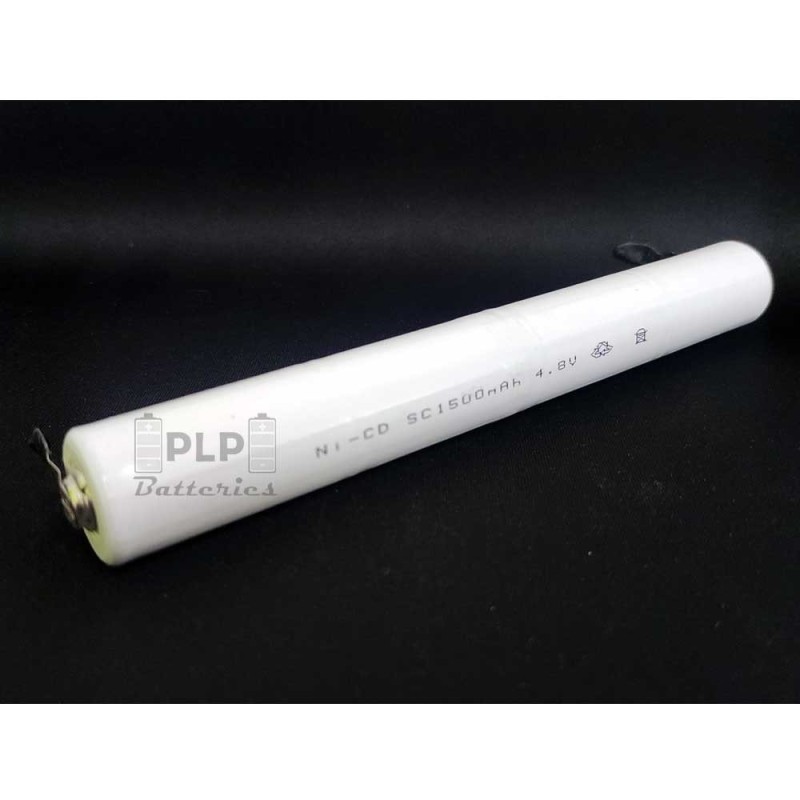 Batería Bastón Ni-CD 4.8V 1500mAh | Comprar Online | PLP Batteries