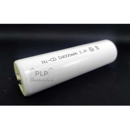 2.4v D4000mAh Ni-CD Baton Battery