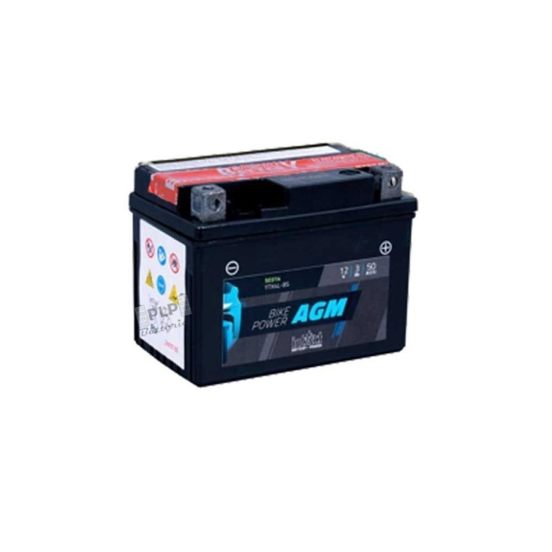 AGM 12V 3AH BATTERY FOR INTACT YTX4L-BS MOTORBIKE JUMP STARTER