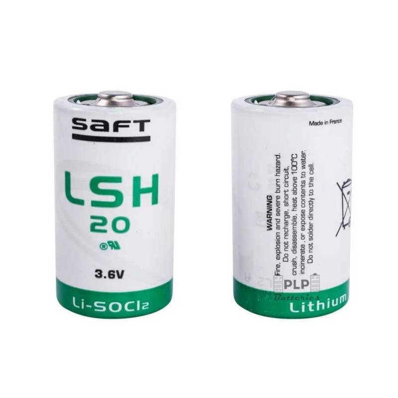 Pila SAFT LSH20 3.6V Tamaño D | Comprar Online | PLP Batteries