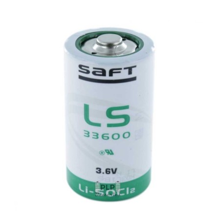 LS33600 3.6V Primary Lithium Battery (Non-Rechargeable) "D Size" SAFT