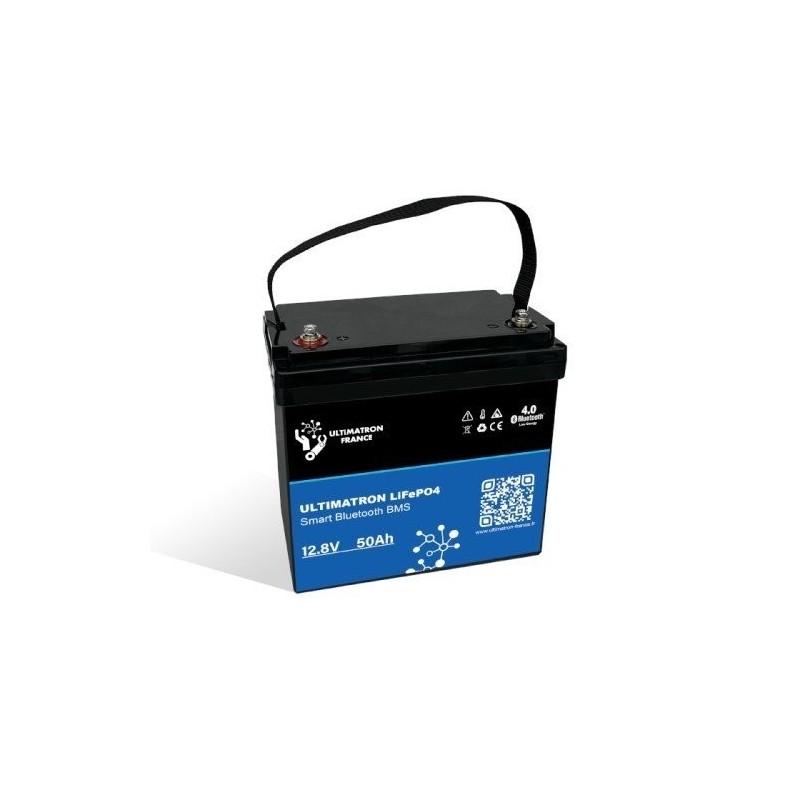 Batería LiFePO4 Ultimatron 12.8V 50Ah BT | Comprar Online | PLP Batteries