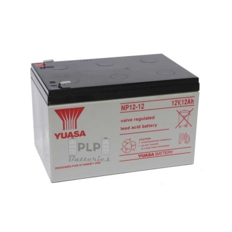 Batería AGM Yuasa NP12-12 12V 12Ah | Comprar Online | PLP Batteries