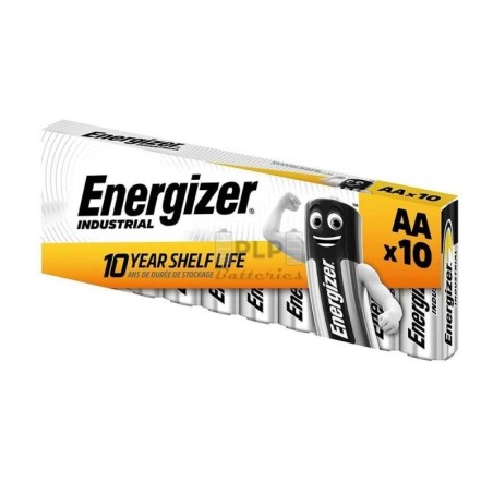 Pila AA Energizer Industrial Caja 10 | Comprar Online | PLP Batteries
