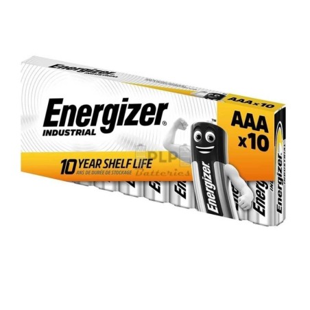 Pila AAA Energizer Industrial Caja 10 | Comprar Online | PLP Batteries