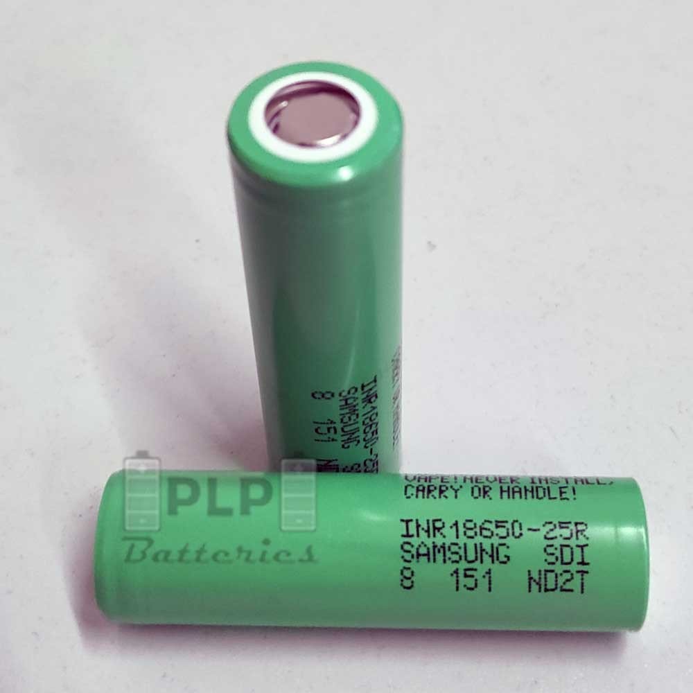Célula de Litio Samsung INR18650-25R 3.6V 2500mAh 20A