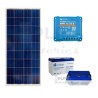 Photovoltaic solar energy kit for caravans, vans or motorhomes