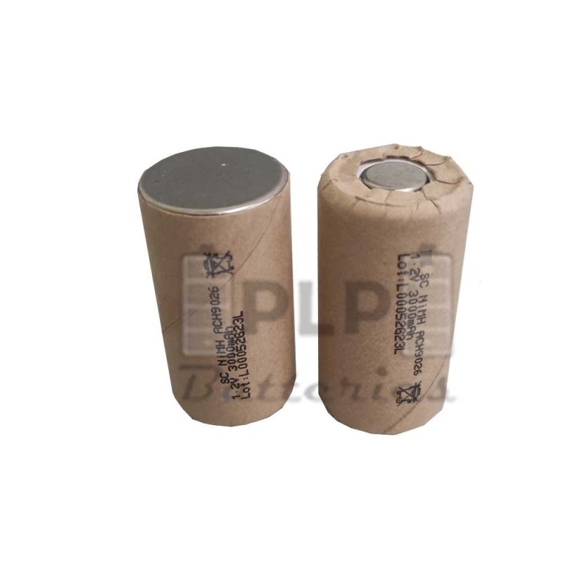 Sub-C Ni-MH battery 1.2V 3.0Ah