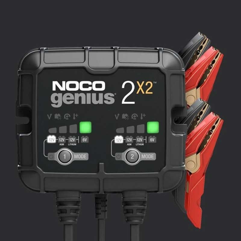 NOCO Genius 2X2  6 & 12V 2A per channel Double charger Maintainer