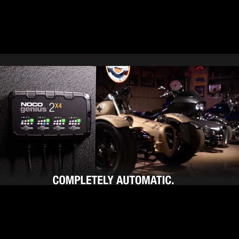 Cargador NOCO Genius 2X4 Cuádruple | Comprar Online | PLP Batteries