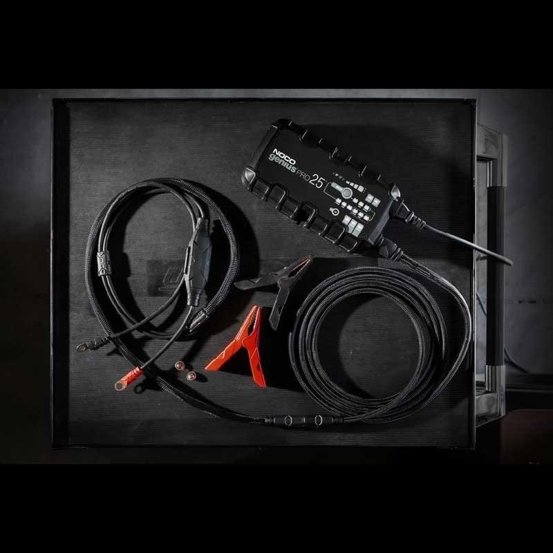 Charger - maintainer - power supply Noco Genius Pro 25 6V 12V 24V lead Acid & Lifepo4 25A