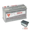 Car Battery 12v 100Ah 940A EN Volta S1000D Silver