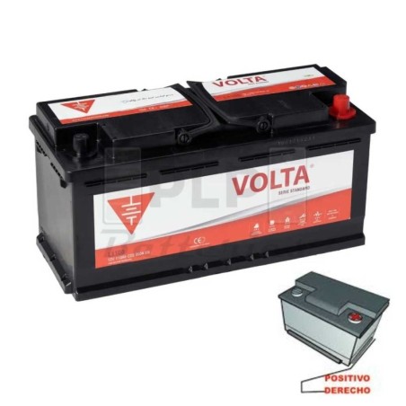 12v 110Ah 950A EN Standard Volta L1100D Car Battery