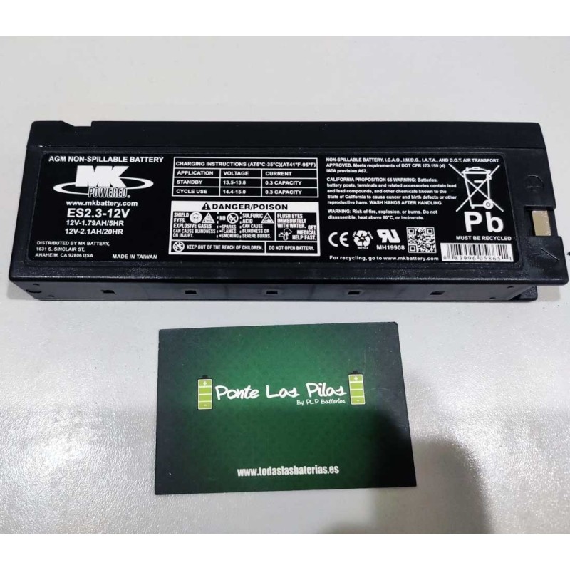 Batería AGM MK 12V 2.3Ah | Comprar Online | PLP Batteries