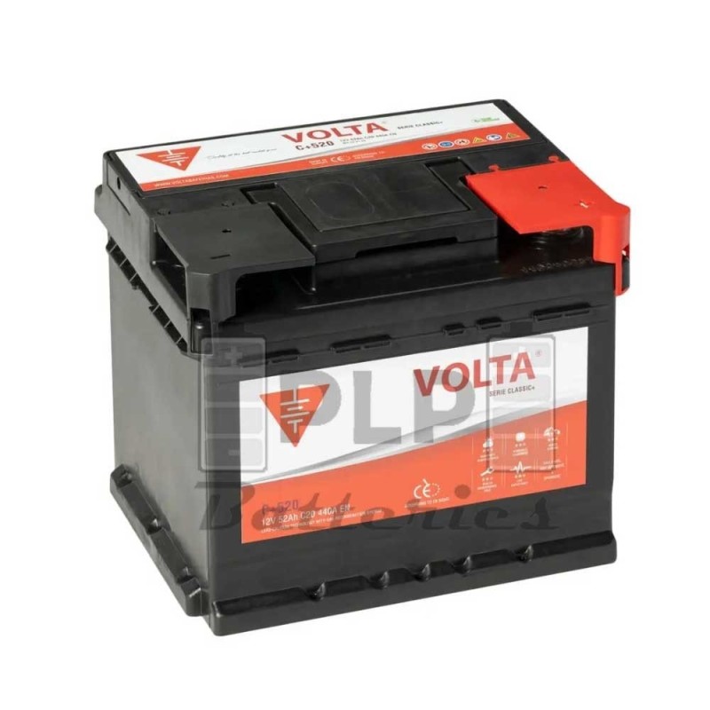 Batería Coche Volta C+520D 52Ah | Comprar Online | PLP Batteries