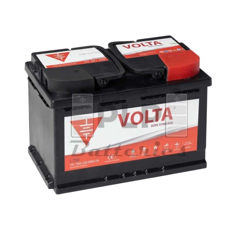 Batería Coche Volta L750D 75Ah | Comprar Online | PLP Batteries