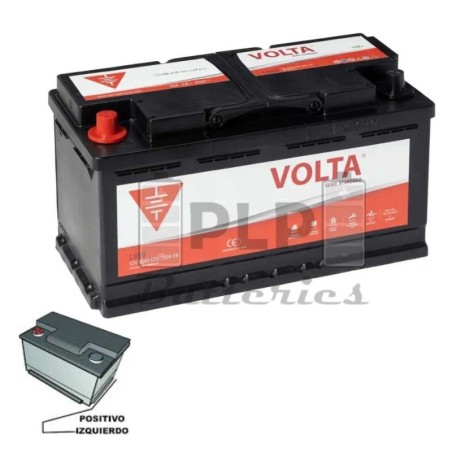 Car Battery 12v 95Ah 720A EN Standard +Izq Volta L950I