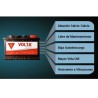 Car Battery 12v 75Ah 600A EN Asia Volta A750D