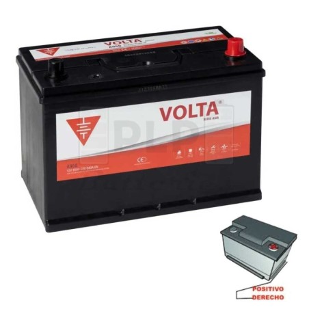 Batería Coche Volta A950D Asia 95Ah | Comprar Online | PLP Batteries