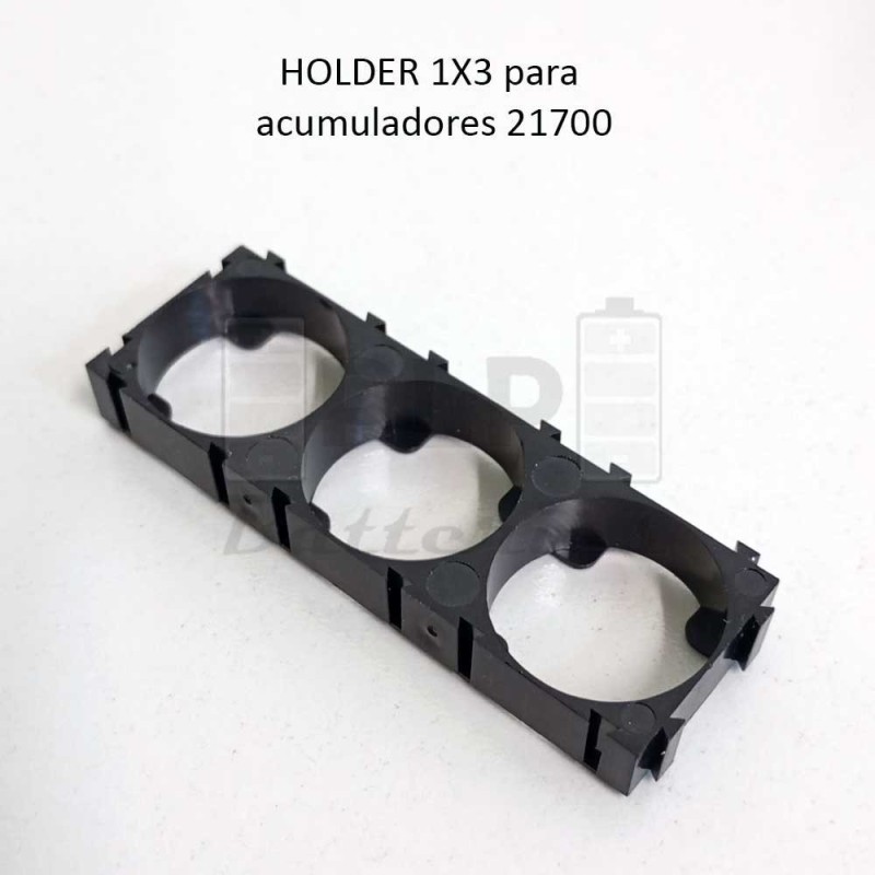 Holder 21700 1x3 |Celulas Litio | Comprar Online | PLP Batteries