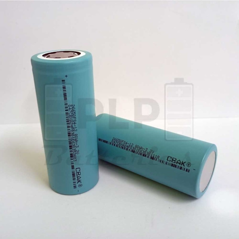 Célula LiFePO4 26650 CBAK 4Ah | Comprar Online | PLP Batteries