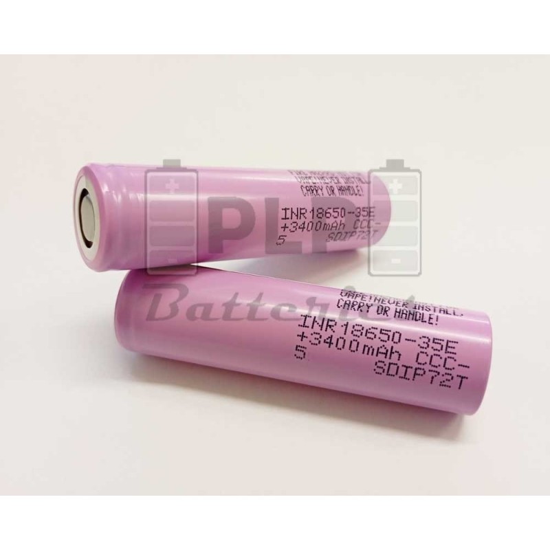 Célula Litio Samsung 18650-35E 3.6V 3450mAh | Comprar | PLP Batteries