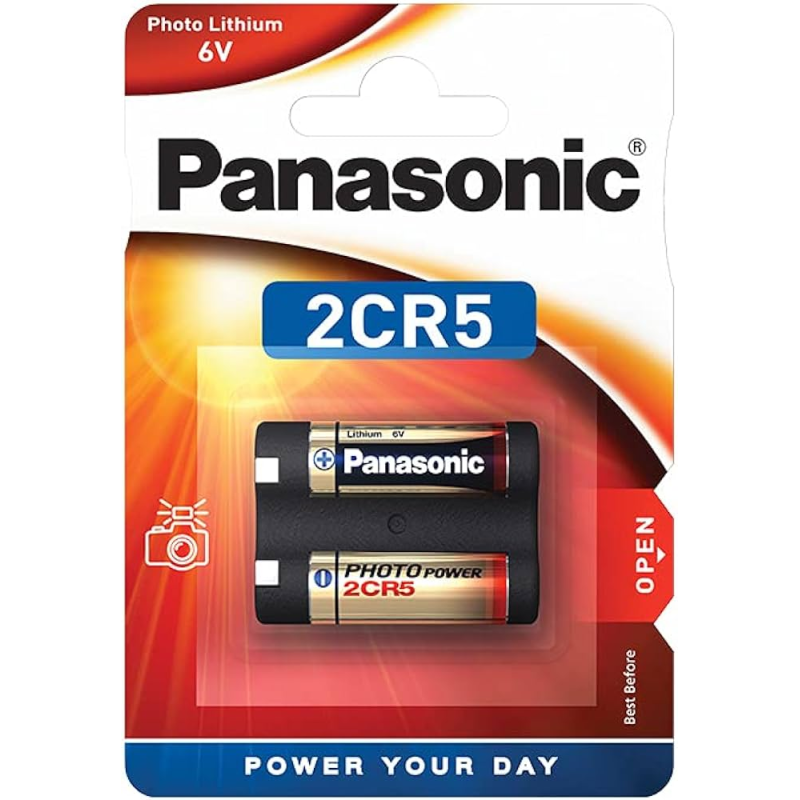 2CR5 6V Primary Lithium Battery (Non-Rechargeable) Panasonic