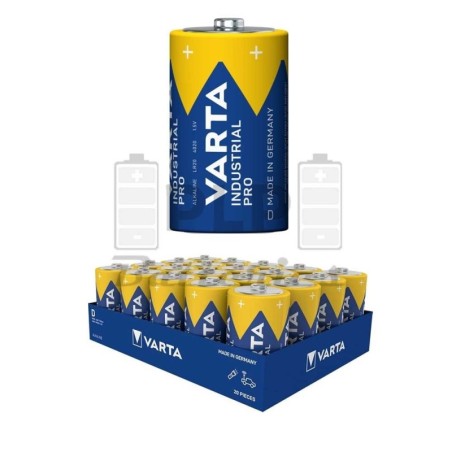 Pila D Varta Industrial Pro Pack 20 | Comprar Online | PLP Batteries