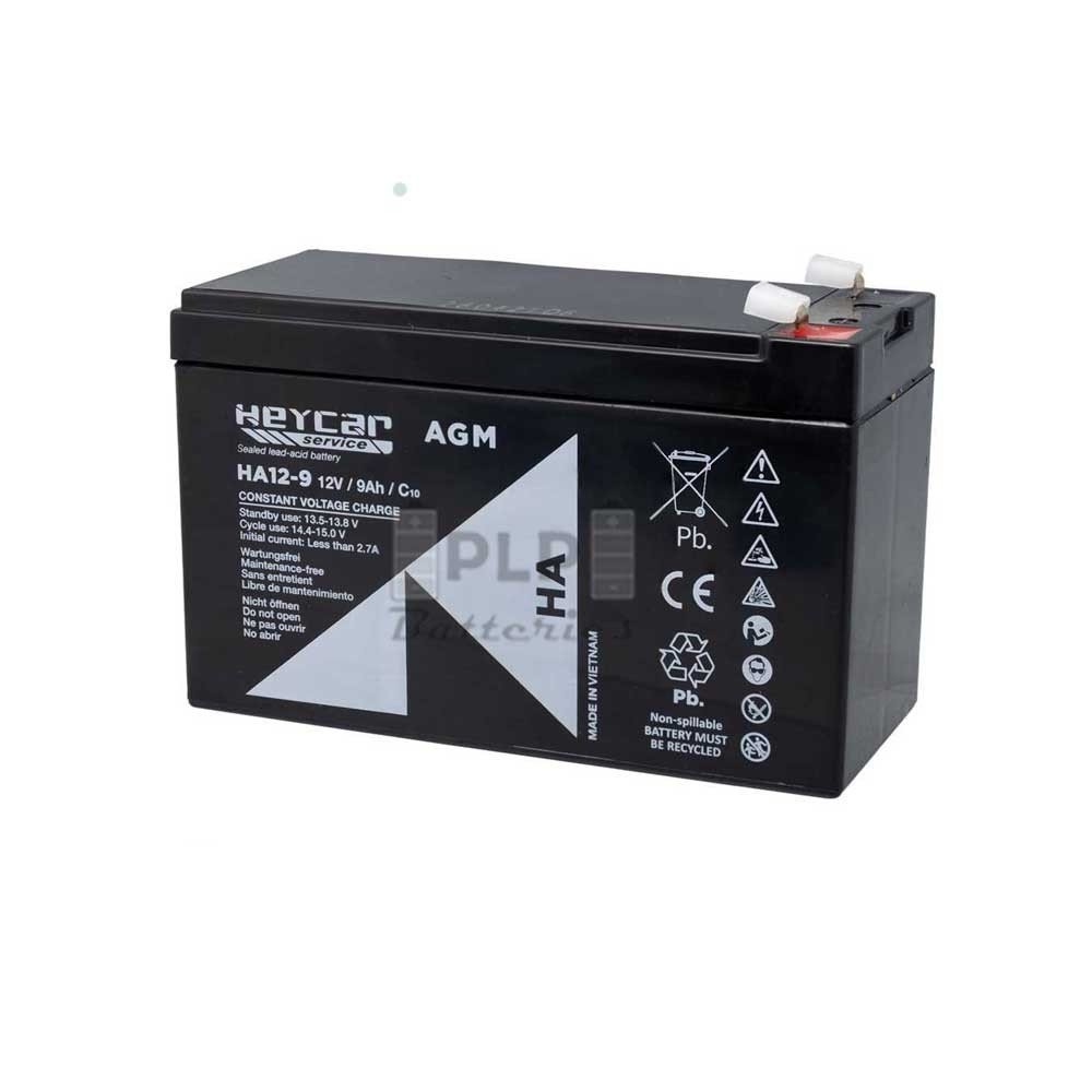 Batería AGM Heycar HA12-9 12V 9.0Ah